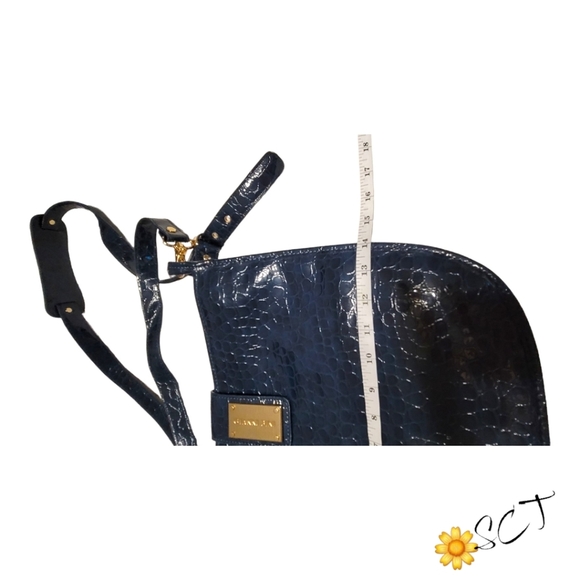 🔷️GIANNI BINI Dark Blue Shoulder Bag - Picture 6 of 9